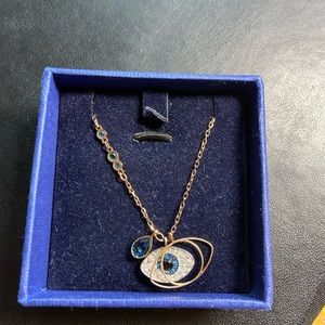 Swarovski evil eye necklace